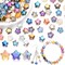 200PCS 8MM Bedazzling Irisedent Glass Beads, Crystal Star Beads(Star-8MM)